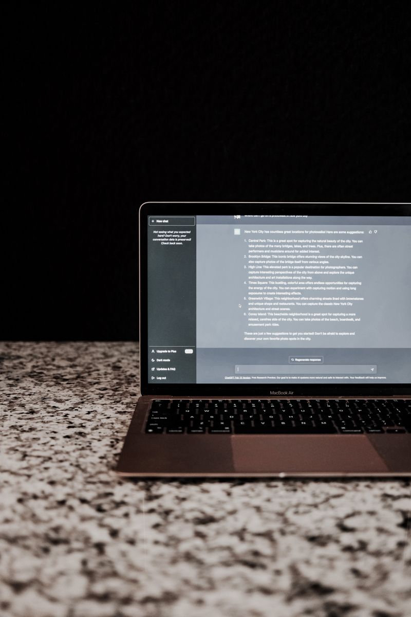 Laptop for taking an online course